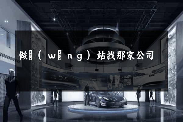 做網(wǎng)站找那家公司