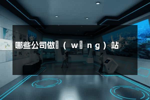 哪些公司做網(wǎng)站