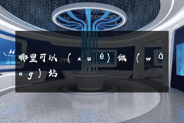 哪里可以學(xué)做網(wǎng)站