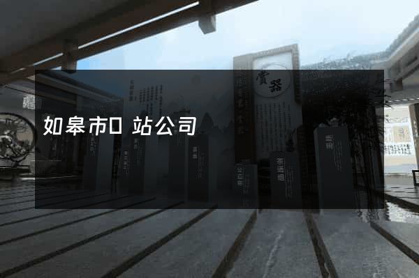 如皋市網站公司