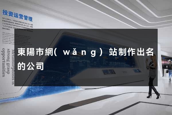 東陽市網(wǎng)站制作出名的公司