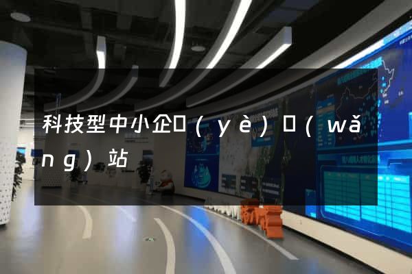 科技型中小企業(yè)網(wǎng)站