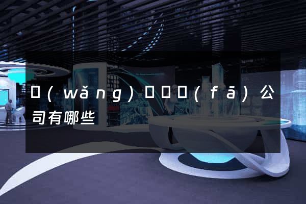 網(wǎng)頁開發(fā)公司有哪些