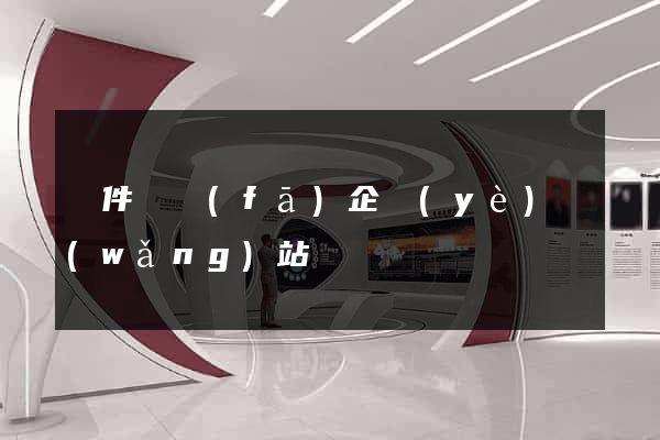 軟件開發(fā)企業(yè)網(wǎng)站