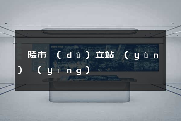 銅陵市獨(dú)立站運(yùn)營(yíng)