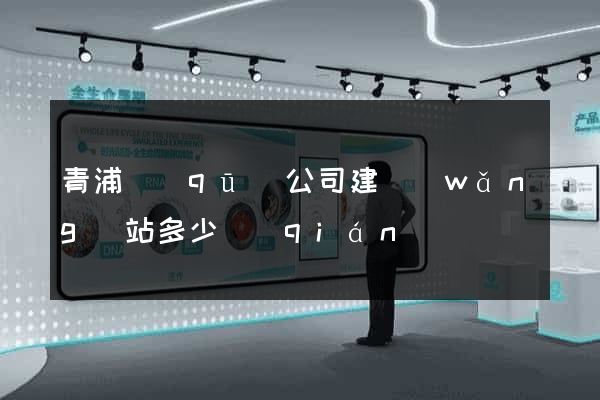 青浦區(qū)公司建網(wǎng)站多少錢(qián)